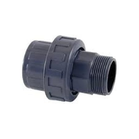ENLACE 3 PIEZAS ROSCA MACHO11/4 A ENCOLAR PVC 40MM  PLASTERAL PN-16