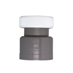 RACOR DOS PIEZAS C-167  PVC 11/2-40 CREARPLATS