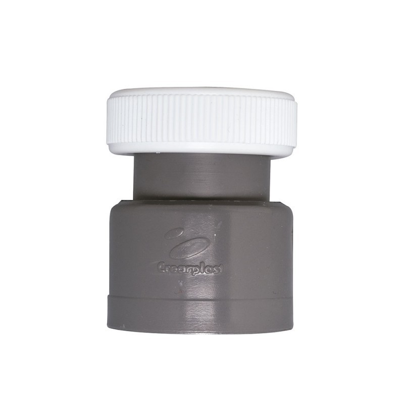 RACOR DOS PIEZAS C-167  PVC 11/4-40 CREARPLATS