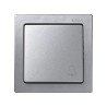 Pulsador campana de superficie Simon 73 LOFT aluminio  73150-53