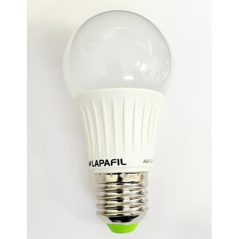 bombilla esferica  led e-27  230v. 10w, 5000ºk LAPAFIL 800LM