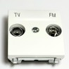 TOMA TV/FM UNICA EUNEA MARFIL