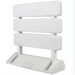 ASIENTO ABATIBLE PARA DUCHA ALUMINIO ABS  AB003