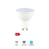 bombilla led 6w,smd  gu-10  220v,6w  490lm 6000ºk libertina