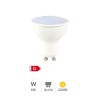 bombilla led 6w,smd  gu-10  220v,6w  490lm 4200ºk libertina