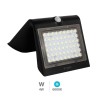 APLIQUE SOLAR CON SENSOR DE MOVIMIENTO Y CREPUSCULAR 4W NEGRO 6000º
