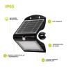 APLIQUE SOLAR CON SENSOR DE MOVIMIENTO Y CREPUSCULAR 4W NEGRO 6000º