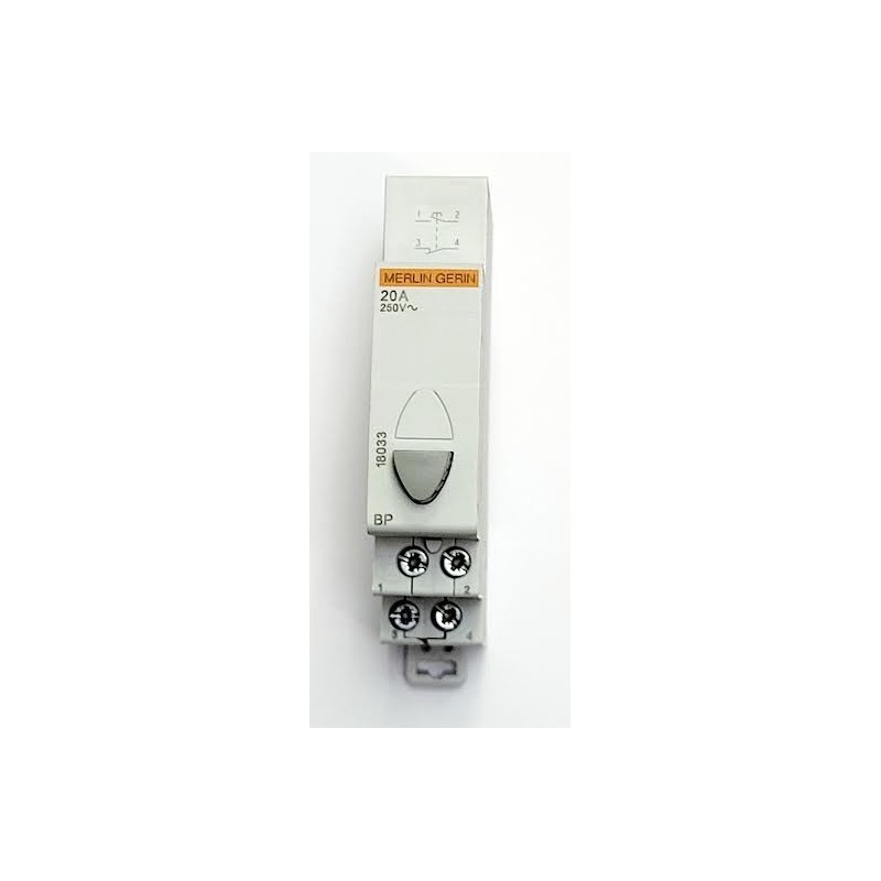 MERLIN GERIN 18033 Pulsante Modulare BP 20A 250V