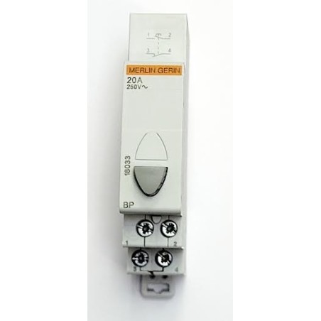 MERLIN GERIN 18033 Pulsante Modulare BP 20A 250V