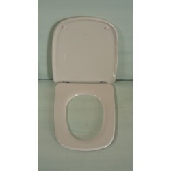 Asiento Roca Inodoro Veronica bisagras cromadas  PERGAMON