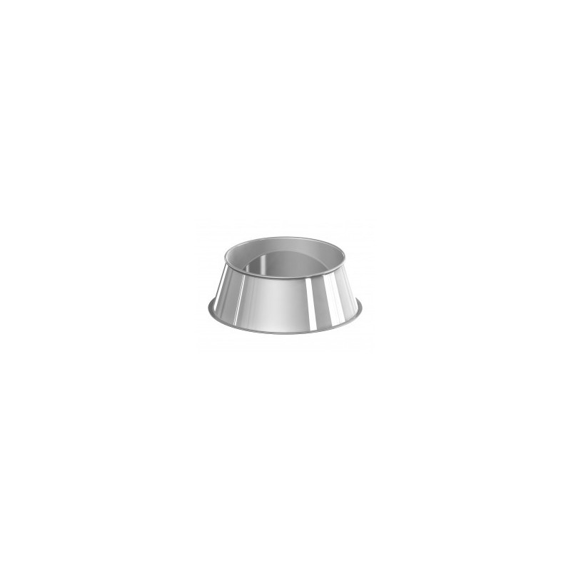 FINAL CONICO  SIMPLE PARED 150MM, NEGARRA INOX