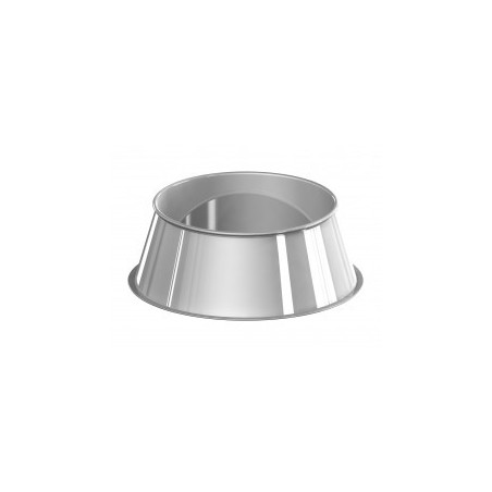 FINAL CONICO  SIMPLE PARED 150MM, NEGARRA INOX