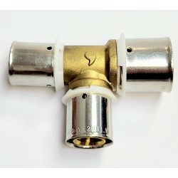 TES REDUCIDAS TUBO PEX 25X20X20MMM, ECO-PRESS FITTINGSESTANDAR