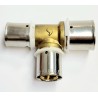 TES REDUCIDAS TUBO PEX 25X20X20MMM, ECO-PRESS FITTINGSESTANDAR