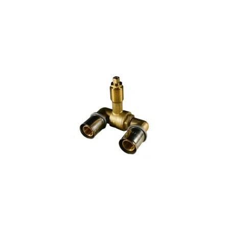 Llave corte U empotrar FITTINGSTANDAR ,Tubo pex 20MM ECO-PRESS