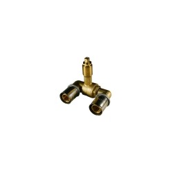 Llave corte U empotrar FITTINGSTANDAR ,Tubo pex 25MM ECO-PRESS