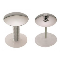 Tapaorificios Bidé o Lavabo CIEGO CROMO