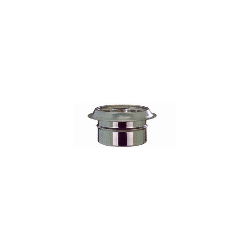 ADAPTADOR CALDERA DE 150MM SIMPLE A 150-200  INOX-INOX DOBLE NEGARRA