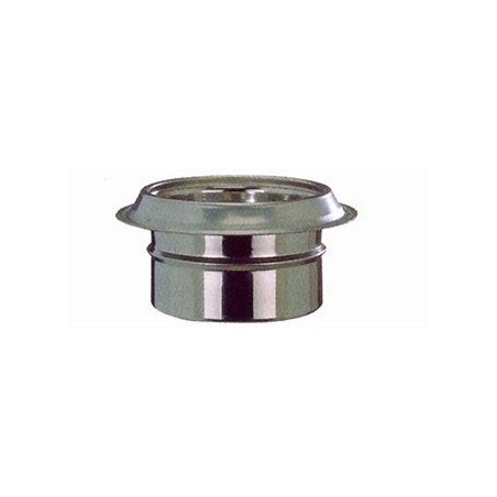 ADAPTADOR CALDERA DE 150MM SIMPLE A 150-200  INOX-INOX DOBLE NEGARRA