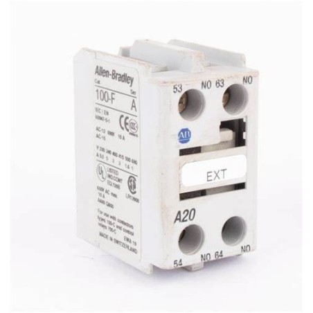 CONTACTOR  Allen Bradley 100-Fa20 Series A Bloque de contacto auxiliar, montaje frontal 100-Fa20 Series A