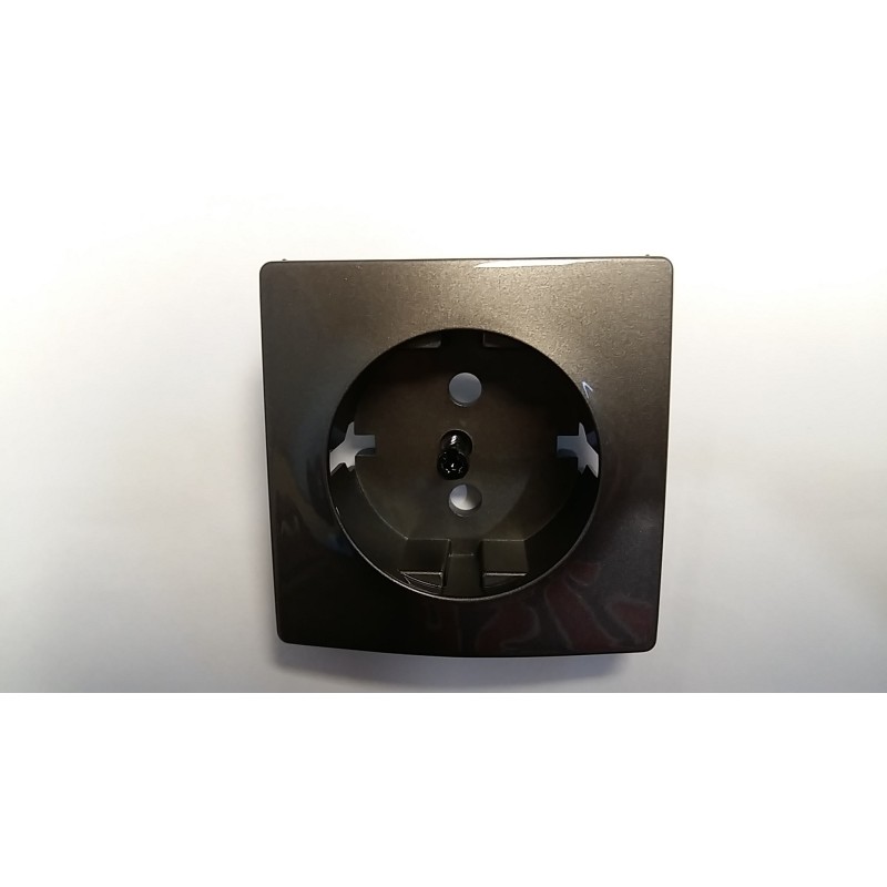 TAPA ENCHUFE EUNEA  BLANCO MARMOL SM180