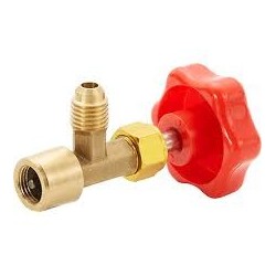 VALVULA CARGA GAS  HECAPO  H7/16XM1/4SAE