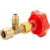 VALVULA CARGA GAS  HECAPO  H7/16XM1/4SAE