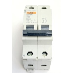 MAGNETOTERMICO 1P+N,  C32A.  MERLIN GUERIN MULTI9 K60N