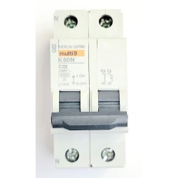 MAGNETOTERMICO 1P+N,  C32A.  MERLIN GUERIN MULTI9 K60N