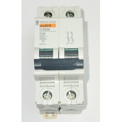 MAGNETOTERMICO 2P,  C40A.  MERLIN GUERIN MULTI9 C60N