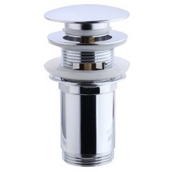 valvula lavabo o bidet click-clack  11/4 cromo VERHAL