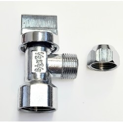 GRIFO ESCUADRA HEMBRA1/2X3/8MACHO KLAPP  CROMADO ANTICAL