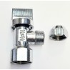 GRIFO ESCUADRA HEMBRA1/2X3/8MACHO KLAPP  CROMADO ANTICAL
