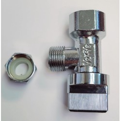 GRIFO ESCUADRA HEMBRA1/2X3/8MACHO KLAPP  CROMADO ANTICAL
