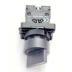SELECTOR PLASTICO MANETA CORTA 2POSICIONES, 1NO MAXGE SGB2-ED21