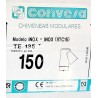 TE DOBLE 135º  INOX-INOX 304  IITC15  CONVESA 150MM,