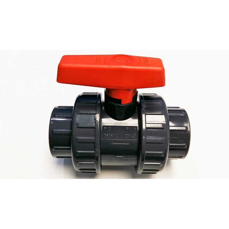 VALVULA BOLA PVC ENCOLAR  50 STANDAR