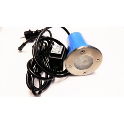 FOCO REDONDO EMPOTRAR ,JARDIN 3 LENTES  3 WATIOS  LED