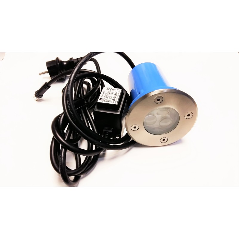 FOCO REDONDO EMPOTRAR ,JARDIN 3 LENTES  3 WATIOS  LED