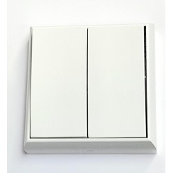 DOBLE CONMUTADOR SUPERFICIE FONTINI DUPLO BRAN  10A,