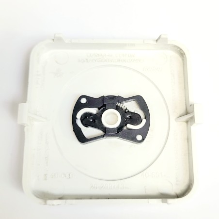 PLACA BASE ENCHUFE NORMAL FONTINI QUATTRO,BF  ,BLANCO