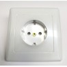 MARCO COMPACTO TAPA ENCHUFE EUNEA  BLANCO MARMOL SM180 SCHNEIDER