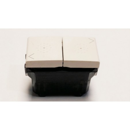 PULSADOR PERSIANA BTICINO LIGHT 1 0 2 BLANCO