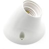 PORTALAMPARAS PARED E-27 CURVADO BLANCO DH,230V