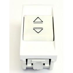 INTERRUCTOR PERSIANA 1 modulo unica eunea  schneider COLOR BLANCO U3.109T.18 ALCIDES