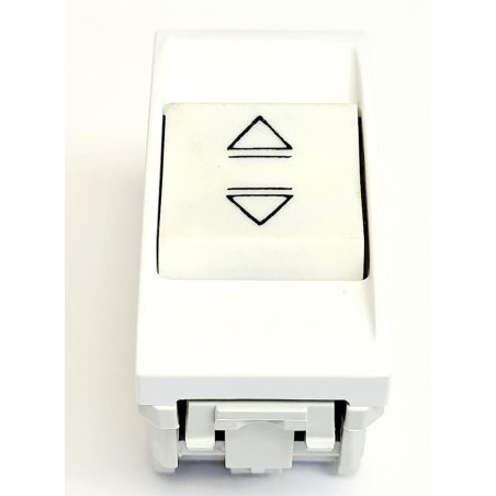 INTERRUCTOR PERSIANA 1 modulo unica eunea  schneider COLOR BLANCO U3.109T.18 ALCIDES