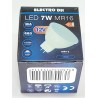 bombilla led 7w,MR16,  6000ºk 660lm 120º DH,12V