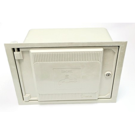 ARMARIO CONTADOR DE AGUA POLIESTER GRIS ROTULACION GRIFO MOD,2350