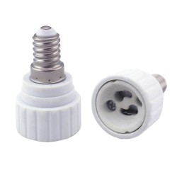 PORTALAMPARAS Adaptador de E14 a GU10 GSC