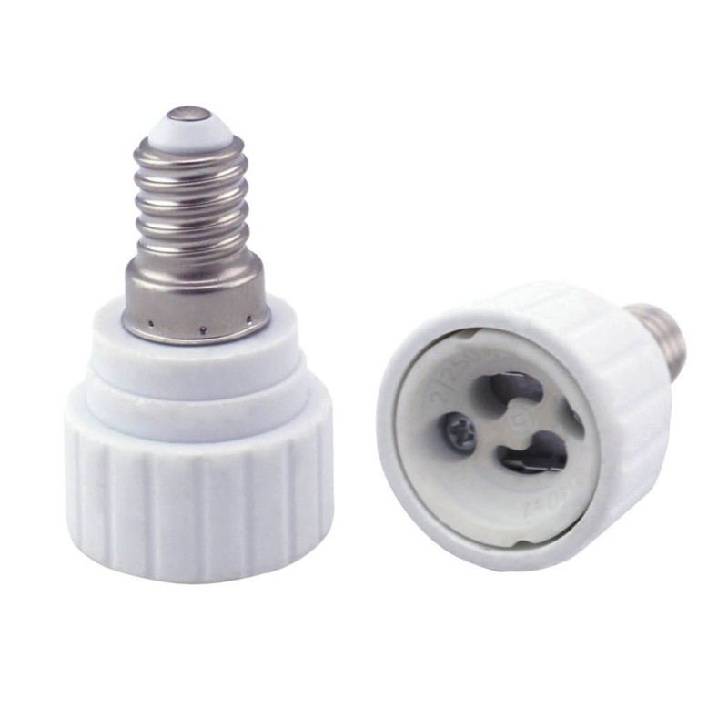 PORTALAMPARAS Adaptador de E14 a GU10 GSC